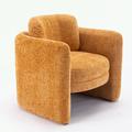 Armchair - Ivy Bronx Kezel 33.1" Wide Armchair Linen/Fabric in Brown | 32.3 H x 33.1 W x 29.9 D in | Wayfair E674886C55394F7AAE5A246680C9FF7D
