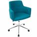 Latitude Run® Giahnna Office Chair in Blue | 23.5 W x 26.5 D in | Wayfair 9EFEEA2EF4374D338ED0471FE05E7C5E