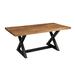 Gracie Oaks Brynlea Rectangular Dining Table Wood in Black/Brown | 31.5" W x 94.5" L | Wayfair 61D6E337E76A49A28C174C8F2148DE9B