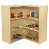 Contender Classic Bookshelf Console, 3 Tier Display Toy Organizer for Kids, Sturdy Storage Unit for School - 33.87-Inch Height