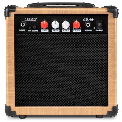 LyxPro Electric Guitar Amplifier 20 Watt Guitar Amp w/Built-In Speaker