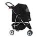 3 Wheel Pet Stroller Medium Small Dog and Cat Cage Jogger Stroller - 29.53 x 17.72 x 38.19 inches