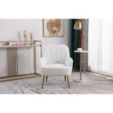 Modern Living Room Chair With Gold Legs And Adjustable Legs For Indoor Home