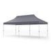 10 x 20 FT Pop-up Canopy Tent with Carrying Bag - 20 x 10 x 9.7-10.4 ft (L x W x H)
