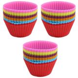 36-Piece Reusable Silicone Baking Cups