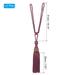 2 Pack Elegant Handmade Curtain Tiebacks Home Office Decorative