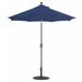 Deluxe Auto Tilt 7.5 Foot Round Umbrella-Sunbrella Solid Colors Fabric Type-Navy Fabric Color-Antique Bronze Pole Finish Bailey Street Home