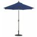 Deluxe Auto Tilt 7.5 Foot Round Umbrella-Sunbrella Solid Colors Fabric Type-Navy Fabric Color-Antique Bronze Pole Finish Bailey Street Home