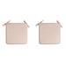 2PC Square Strap Garden Linen Chair Pads Seat Cushion For Outdoor Bistros Stool Patio Dining Roomï¼Œ40*40cm