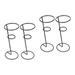 4 pcs Metal Ice Cream Cone Holder Iron Ice Cream Stand Sushi Roll Ice Cream Display Holder Stand