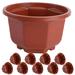 10 Pcs Flowerpot Flower Pots Indoor Flower Pot Planting Organizer Bedrooms Decor Plant Hanger Indoor Garden Pots