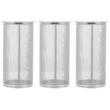 3pcs Cold Brew Coffee Filter Cold Brew Coffee Maker Replacement Filter Stainless Steel Fine Mesh Wide Mouth Cold Brew Pitcher Brew Filter for Wide and Iced Tea Maker