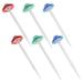 6Pcs Decorative Mushroom Shape Solar Stake Light Garden Solar Powered LED Light Garden Solar Light