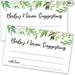 50 Baby Shower Name Suggestion Cards Greenery Name Suggestion Cards for Baby Shower Name Suggestion Game Baby Shower Games Baby Party Supplies 3.5 x 2 Inches