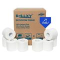 Rolls Sealed Pack 24 White Rolls 2-Ply 500 Sheets Per Roll 12000 Sheets Total Rollxy Ultra-Soft and Absorbent Premium