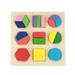 Geometry Building Blocks to Build Learning Toys Shape Matching Puzzle Educational Wooden Toy Set Early Education Tools one third