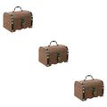 3 Count Infant Toys Decorative Storage Trunks Decorative Wood Storage Trunk Wooden Trunk Piggy Bank Baby Child