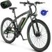 Electric Bike Electric Bike for Adults 27.5 Ebike 500W Adult Electric Bicycles 19.8MPH Electric Mountain Bike 48V 10.4Ah Battery Lockable Suspension Fork Professional 21 Speed Gears