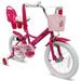 Micargi 16 inch Girl Kids Bike with Basket Girls with Training Wheels 4 5 6 7 Year Princess Toddler