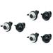 6 pcs Bells Aluminum Bike Bell Rings Classic Bells Handlebar Ring Horn Alarm Warning Bells for Adults Men Women Kids Bikes(Black/Silver)