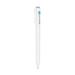 Standard Ballpoint Pen 0.5 mm Blue Ink White Body 6 Count Retractable Advanced Ink Ball Point Pens