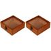 2pcs Household Storage Case Jewelry Storage Box Gift Packing Box Desktop Sundries Storage Case