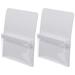 2Pcs Magnetic File Holders Magnetic Pen Holders Blackboard Pen Holders Transparent PVC File Bags