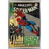 Marvel Comics Spider-Man - The Amazing Spider-Man #65 Wall Poster 14.725 x 22.375 Framed