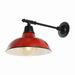 JONATHAN Y Bonner 12.25 Farmhouse Indoor/Outdoor LED Victorian Arm Sconce Red - 12.25