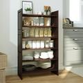 John Louis Home 3 Tier Storage Rack Espresso Finish