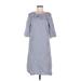 H&M Casual Dress: Blue Dresses - Women's Size 8