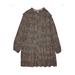 Zara Dress - Shift: Brown Leopard Print Skirts & Dresses - Kids Girl's Size 11