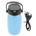 HOMEMAXS 1pc USB Solar Charging Kettle Tent Lamp Cup Luminous Cup for Camping Travel Hiking Sky-blue