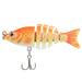 Gofishup Baits Swim Crankbait Hard Lure 6 cm 4 7 g 6 Segment HUIOP 6 4 7 6 6 4 7 6 ANRIO Jointed 6 4 7 6 Fishing Multi Lifelike Bait Mini ADBEN swimbait Artificial LAOSHE BUZHI