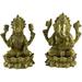 Royal Brass Goddess Lakshmi and Lord Ganesha