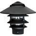 HTYSUPPLY D5400-B Pagoda Fixture 4 Tier 10 Top 3 Base I Light Black Finish