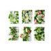2pcs Artificial Vines Morning Glory Hanging Green Plants Silk Garland Wall Fence Stairway Outdoor Wedding Hanging Baskets Decor (Red)