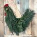 Mrigtriles Rooster Wreath Festive Decoration Chicken Wreath Indoor And Outdoor Decoration Pendant Rooster Chicken Wreath