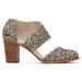 TOMS Women's Milan Mini Cheetah Canvas Closed Toe Heels Shoes Black/Brown/Natural, Size 5
