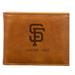 Brown San Francisco Giants Laser-Engraved Billfold Wallet