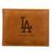 Brown Los Angeles Dodgers Laser-Engraved Billfold Wallet