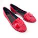 Kate Spade Shoes | Kate Spade Womens Red Patent Leather Shelly Moccasin Loafer Size 9.5 | Color: Red | Size: 9.5