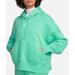 Nike Tops | Nike Sportswear Women's Phoenix Fleece - Oversized Pullover Hoodie Small | Color: Blue/Green | Size: S