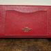 Coach Bags | Coach Crossgrain Leather Accordion Zip Wallet In Red | Color: Red | Size: Os