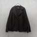 Nine West Jackets & Coats | Nine West Jacket Womens 2x Black Button Up Unstructured Blazer Snap Closure | Color: Black | Size: 2x