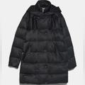 Zara Jackets & Coats | Nwt - Zara Black Long Coat | Color: Black | Size: S