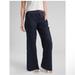 Athleta Pants & Jumpsuits | Athleta Navy Cabo Linen Wide Leg Pant Size 6 | Color: Blue | Size: 6