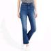 J. Crew Jeans | J.Crew Women's Billie Demi Boot Crop Blue Bergen Wash Denim Ankle Jeans 27 | Color: Blue | Size: 27