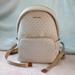 Michael Kors Bags | Michael Kors Vanilla Full Size Backpack Leather Pre-Owned | Color: Cream/White | Size: 15" X 14" X 5"