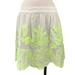 Anthropologie Skirts | Anthropologie- Vanessa Virginia Electric Vines Skirt 12 | Color: Cream/Yellow | Size: 12